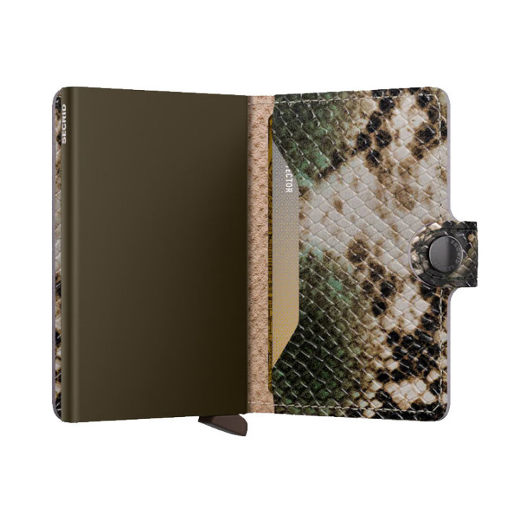 MINIWALLET SERPENT SECRID - GREEN