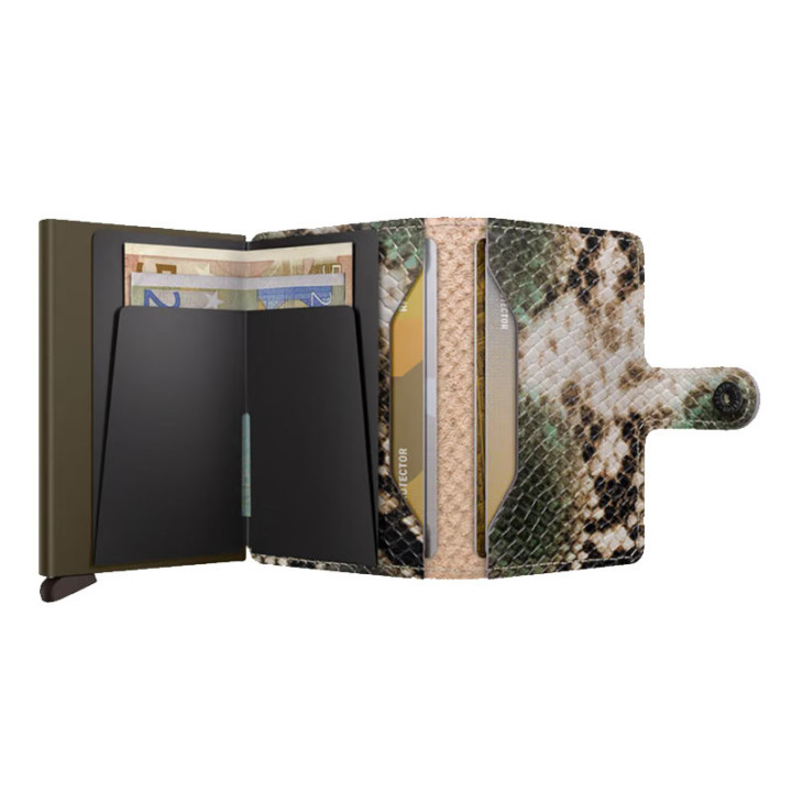 MINIWALLET SERPENT SECRID - GREEN